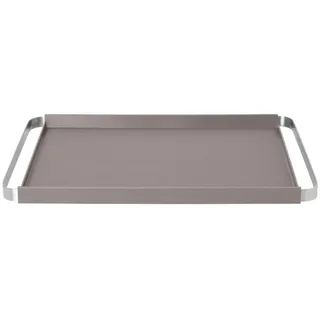 BLOMUS Tablett Pegos 50,1 x 31,8 cm Edelstahl Grau Hellgrau