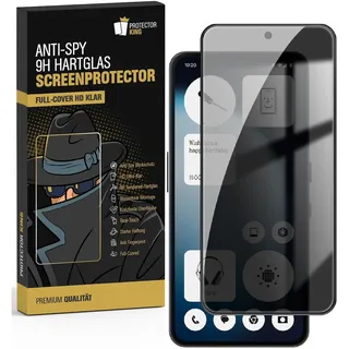 PROTECTORKING Blickschutz 9H Panzerglas für Nothing Phone 4a Pro