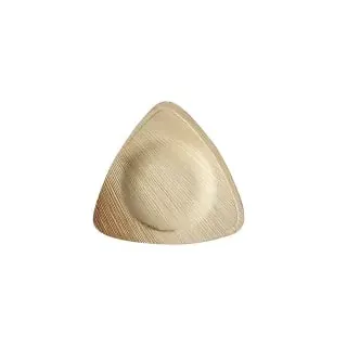 Papstar Pure Teller Palmblatt, 3-eckig 87418 , 1 Packung = 25 Stück, 15 x 15 x 2 cm