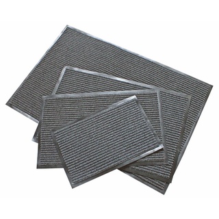 Fußmatte Schmutzfangmatte in grau - 180 x 120 cm, Spetebo, rechteckig, Höhe: 10 mm, Türmatte für Innen und Außen grau 120 cm x 180 cm x 10 mm