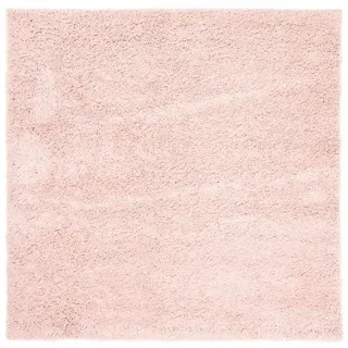 Tapiso Hochflor-Teppich ESSENCE, quadratisch, Höhe: 40 mm, Wohnzimmer, Schlafzimmer, Hochflor rosa quadratisch | 160 cm x 160 cm x 40 mm