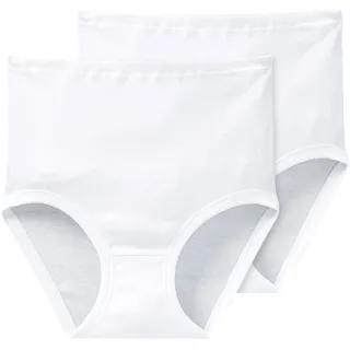 SCHIESSER Starlet Taillenslip, Damen-Slip, (2er Pack), 2 x Weiß, 46
