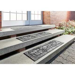 andiamo Stufenmatte La Traviata 2er Set grau 24 x 90 cm