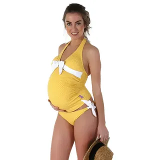 Petit Amour Neckholder-Bikini Damen Gelb/Weiß ANNIE S Cup B/C