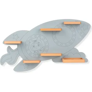 Tonies Kinderregal Durch die Galaxie 100 x 40 x 30 cm Buche hellgrau
