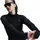 Dri-FIT UV 1/2-Zip Laufshirt Damen 010 black/reflective silv XL