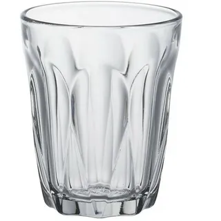 Duralex 1040AB06A0111 Provence Trinkglas, Wasserglas, Saftglas, 250ml, Glas, transparent, 6 Stück