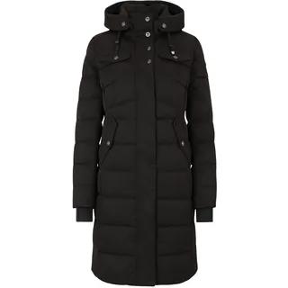 GIL BRET Steppmantel mit Kapuze in Schwarz | Gr.: 48