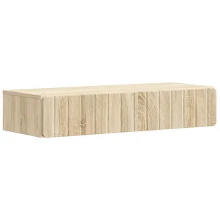 vidaXL Wandmontierter Beistelltisch Sonoma-Eiche 87,5 x 34,5 x 17 cm