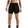 Dri-FIT High-Waist 3 2in1 Shorts Damen Schwarz/Weiß XXL