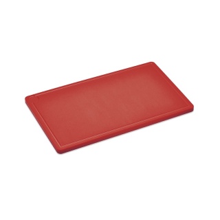Giesser Euro Kunststoff-Schneidebrett, 53 cm 6870 53 r , Farbe: rot