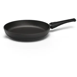 Hoffmann STONIQ Bratpfanne 26 cm Induktion, Antihaft, PFAS-frei, ohne Deckel, Aluguss, abnehmbarer Griff, alle Herdarten, backofenfest, wiederbeschichtbar, spülmaschinenfest, Pfanne made in germany