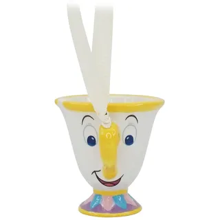 Half Moon Bay Weihnachstsbaumschmuck - Weihnachstsschmuck - Disney Weihnachtsdekoration - Die Schöne und das Biest Chip Weihnachtsanhänger - Geschenkanhänger Weihnachten