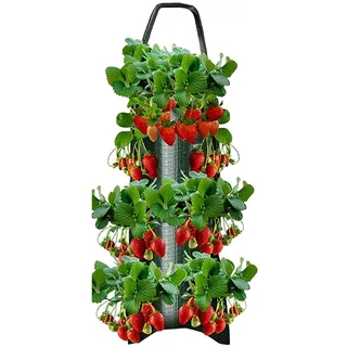 Zasdvn Makramee Blumenampel Gartentasche Zum Vertikalen Aufhängen, Garten Wand Pflanzenaufhänger Begrünungs Behälter Balkonzaun Heimdekoration Wand-Deko Für Zimmer Balkon Und Garten