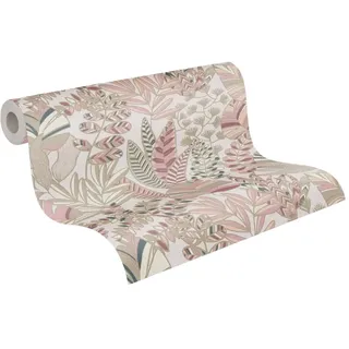 A.S. Création Vliestapete Antigua 10 m 390954 Rosa/Weiß/Gold
