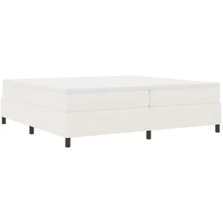 vidaXL Boxspringbett 200 x 200 cm Creme