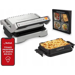 Tefal OptiGrill 4in1 GC774D30 silber schwarz
