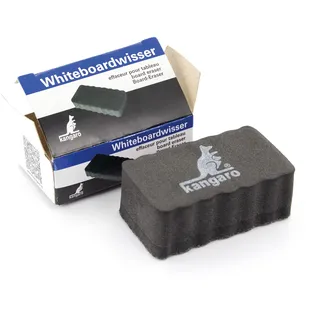 Whiteboard-Löscher Kangaro mini magnetisch Größe 33x57x22mm, K-N12WBWM, Schwarz
