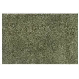 Floornovo Fußmatte Floornovo Schmutzfangmatte Salbeigrün waschbare Fussmatte, rechteckig, rutschfest grün 75 cm