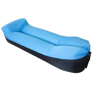 HS.SUPPLY Luftbett Strandsofa, aufblasbares Bett, aufblasbares Sofa, (Komplettset), Outdoor/ Indoor Luftsofa grau