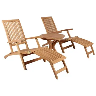Mr. Deko Gartenmöbelset 3-tlg. Teak