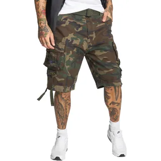 Brandit Textil Savage Vintage Kurze Hose Woodland S