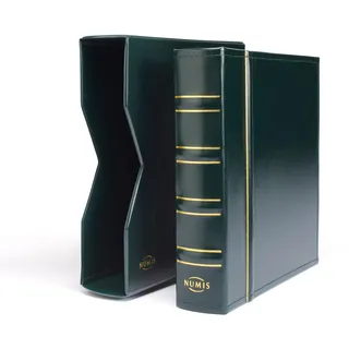 Leuchtturm Münzalbum NUMIS, inkl. Schutzkassette, grün
