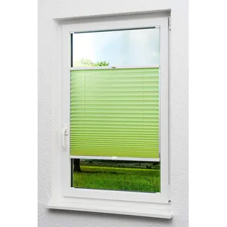 LYSEL - Qualitätsplissee Crush Tageslicht maigrün - Plissee in der Größe (BxH) 70cm * 130cm