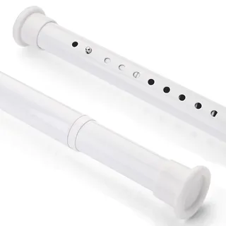 Robuste Gardinenstange, 203 - 250 cm, Federschrankstange, für Fenster oder Dusche, einfach zu installieren, kein Bohren, kein Rost, für Badezimmer, Stange 32TD82, strapazierfähig