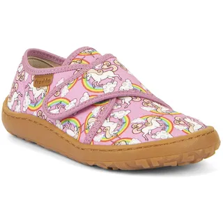 Froddo Barefoot Slippers Kinder Weiß/Pink 34