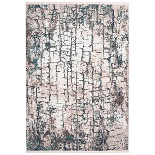 me gusta Kayoom Vintage-Teppich »Akropolis 125«, rechteckig, 12 mm Höhe, flacher Teppich mit Baumwollrücken, attraktiver Vintage-Look Blau, Grau Textil, Used look, 200x300 cm für Fußbodenheizung geeignet, Teppiche & Böden, Teppiche, Vintage-Teppiche