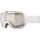 V stylische selbsttönende Skibrille mit Anti-Fog-Beschichtung für Damen und Herren white matt/silver-clear