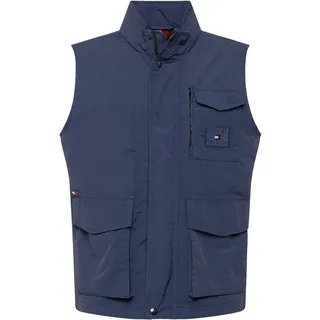 TOMMY HILFIGER Weste navy / rot / weiß M