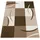 Paco Home Designer Teppich mit Konturenschnitt Karo Muster Braun Beige Grösse 300x400 cm