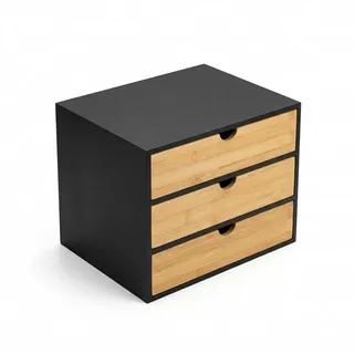 boximo Büroorganizer Badaccessoires Schwarz