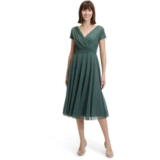 Vera Mont Cocktailkleid im Glitzer-Look grün