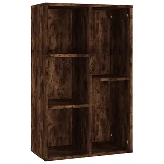 vidaXL Bücherregal 50 x 25 x 80 cm Räuchereiche