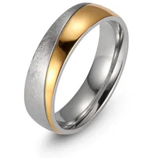FIRETTI LIEBE Freundschaftsringe Edelstahl gold 62