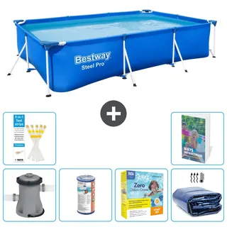 Bestway Steel Pro Rechteckig - 300x201x66 Cm - 7-teilig  S224