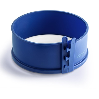 coox Springform mit Porzellanboden ⌀ 18 cm in Blau, backen und direkt auf der Porzellanplatte servieren und schneiden, kein Umsetzen nötig