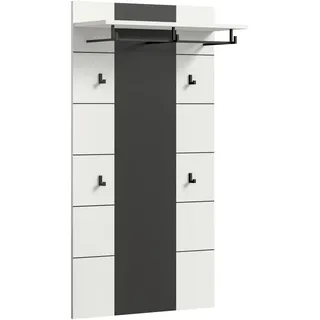 Livetastic Garderobenpaneel 80 x 145 cm Grau/Weiß