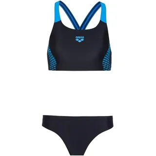 Arena Tankini Damen Schwarz/Türkis 40