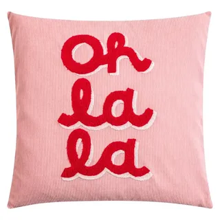 MAGMA Kissenbezug Pixie Oh la 45 x cm Polyester Rosa