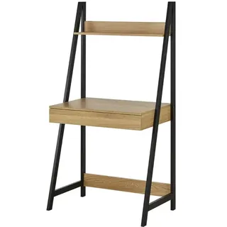 Möbel Kraft Regal mit Tisch ¦ holzfarben ¦ Maße (cm): B: 74 H: 146,5 T: 48.0
