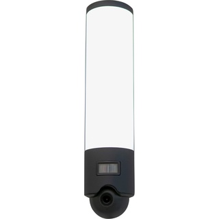 Smarte LED-Leuchte LUTEC "ELARA" Leuchten Gr. Höhe: 7,6 cm, grau (anthrazit) LED Smart Home Außenleuchte Außenleuchten Außenwandleuchten Smart-Home Kameraleuchte