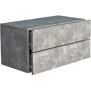 VCM Nachtschrank Usal 60 x 32 x 30 cm Grau