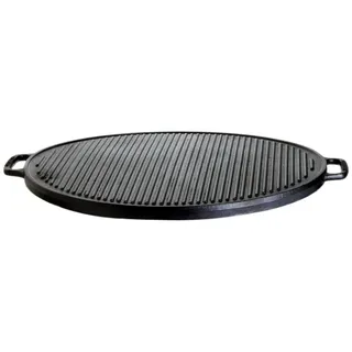 Gusseisenkuss Grillplatte Ø 55 cm Gusseisen schwarz