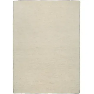 OTTO home Wollteppich Punam, rechteckig, Höhe: 28 mm, echter Berber aus Marokko, einfarbig, reine Wolle, handgeknüpft beige|grau 200 cm x 300 cm x 28 mm