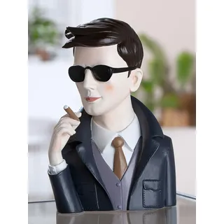 Casablanca by Gilde Deko Objekt, Gentleman mit Zigarre (5 cm)