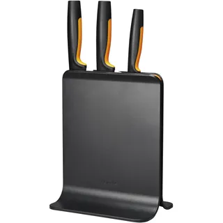 Fiskars FF set of 3 knives in a plastic case, Messerblock, Silber